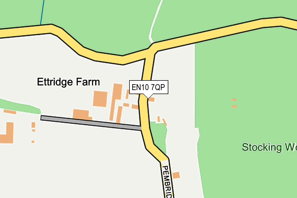 EN10 7QP map - OS OpenMap – Local (Ordnance Survey)