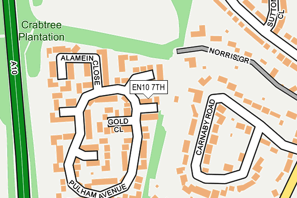 EN10 7TH map - OS OpenMap – Local (Ordnance Survey)