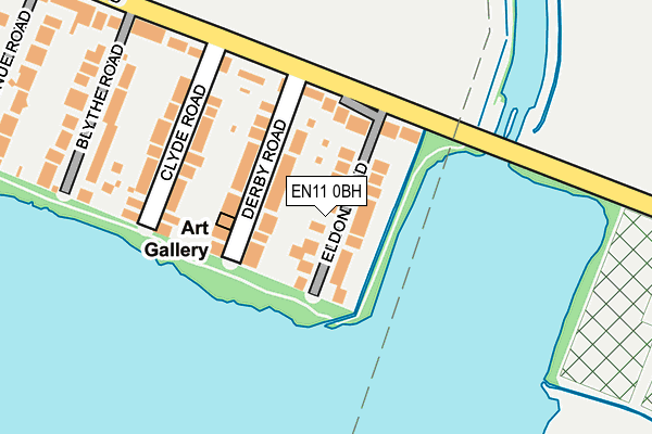 EN11 0BH map - OS OpenMap – Local (Ordnance Survey)