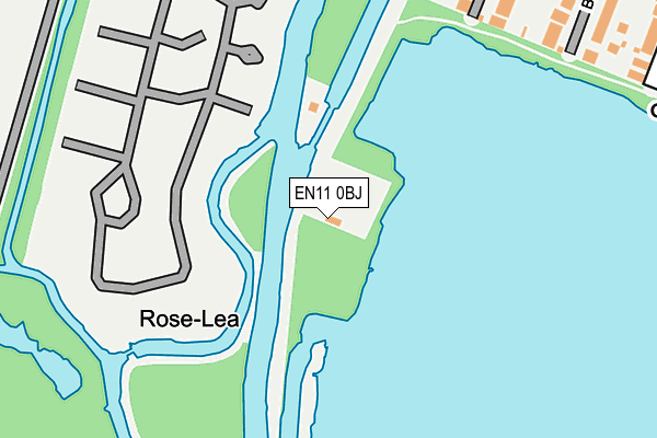 EN11 0BJ map - OS OpenMap – Local (Ordnance Survey)