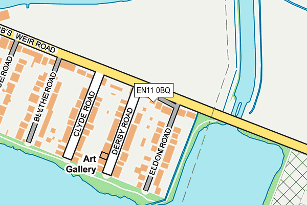 EN11 0BQ map - OS OpenMap – Local (Ordnance Survey)