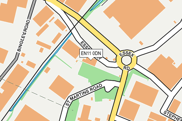 EN11 0DN map - OS OpenMap – Local (Ordnance Survey)