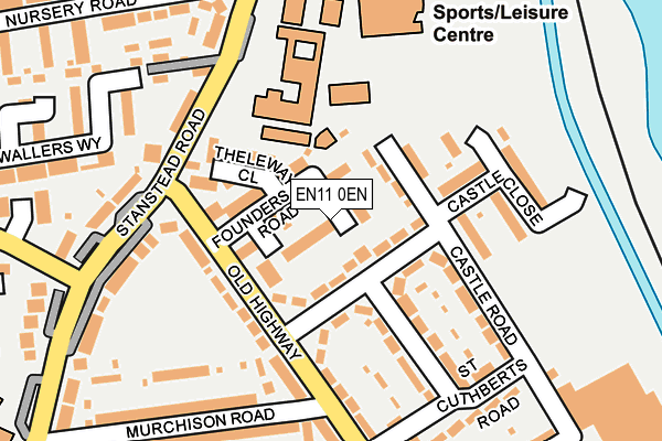 EN11 0EN map - OS OpenMap – Local (Ordnance Survey)