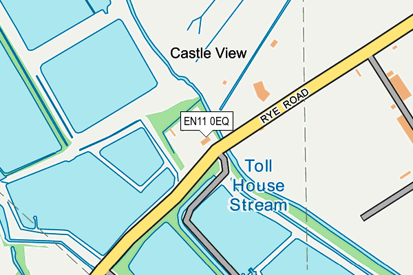 EN11 0EQ map - OS OpenMap – Local (Ordnance Survey)