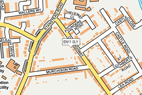 EN11 0LY map - OS OpenMap – Local (Ordnance Survey)