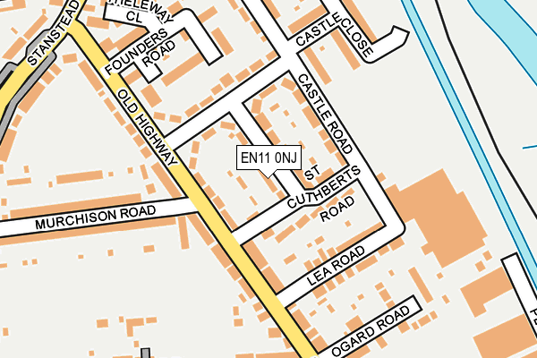 EN11 0NJ map - OS OpenMap – Local (Ordnance Survey)