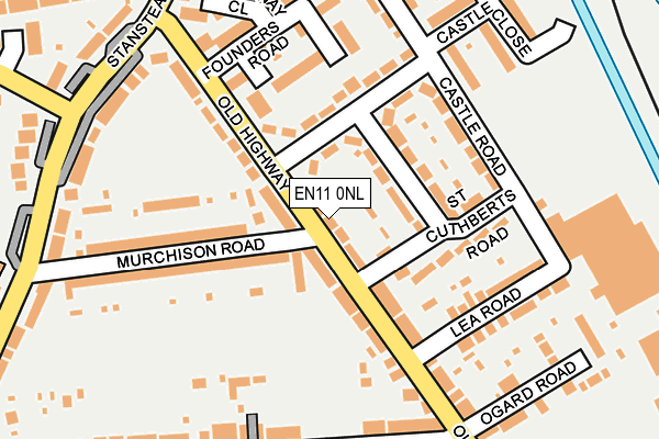 EN11 0NL map - OS OpenMap – Local (Ordnance Survey)