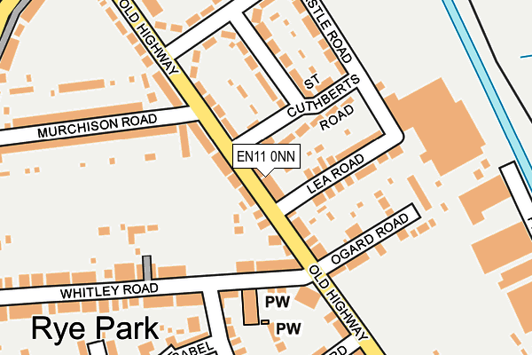 EN11 0NN map - OS OpenMap – Local (Ordnance Survey)