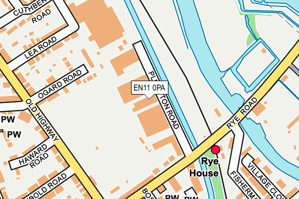 EN11 0PA map - OS OpenMap – Local (Ordnance Survey)