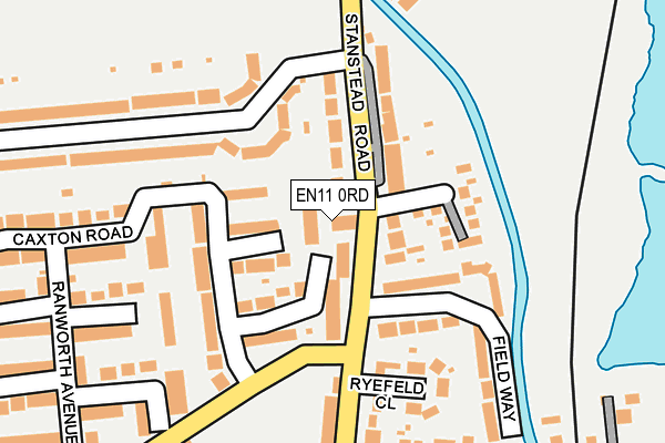 EN11 0RD map - OS OpenMap – Local (Ordnance Survey)