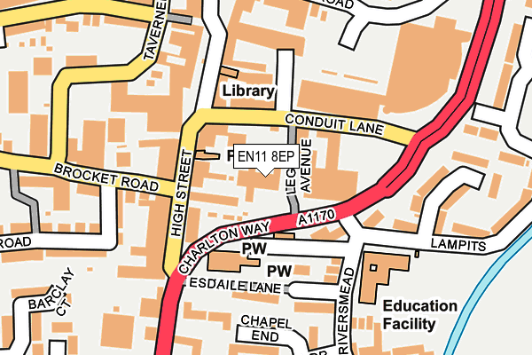 Map of JADE SIGNS (UK) LIMITED at local scale