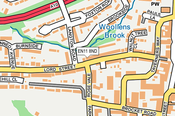 EN11 8ND map - OS OpenMap – Local (Ordnance Survey)