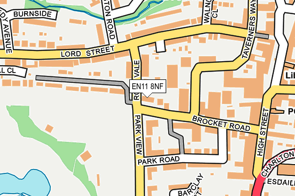 EN11 8NF map - OS OpenMap – Local (Ordnance Survey)