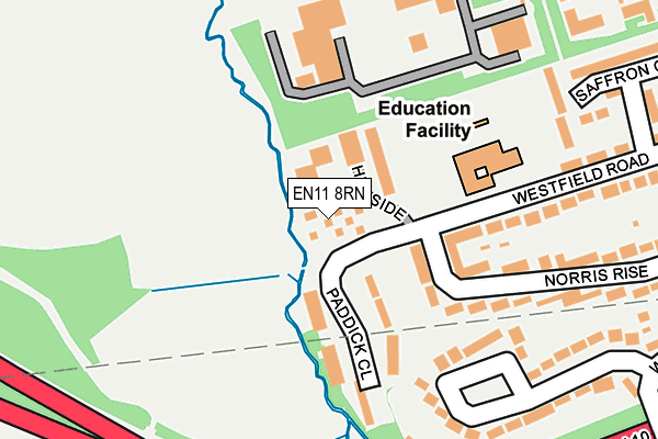 EN11 8RN map - OS OpenMap – Local (Ordnance Survey)