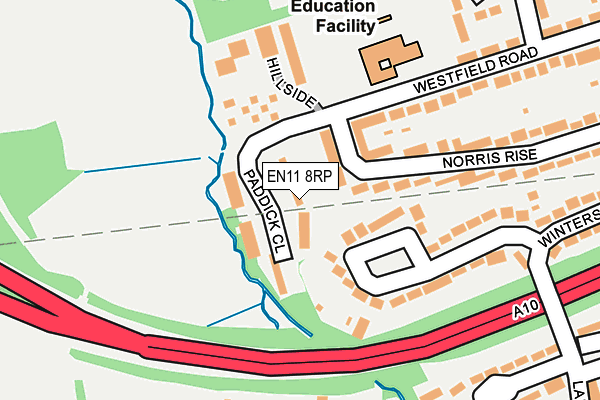 EN11 8RP map - OS OpenMap – Local (Ordnance Survey)