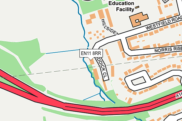 EN11 8RR map - OS OpenMap – Local (Ordnance Survey)