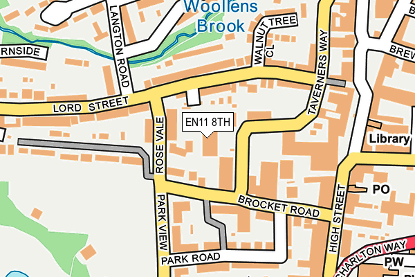 EN11 8TH map - OS OpenMap – Local (Ordnance Survey)