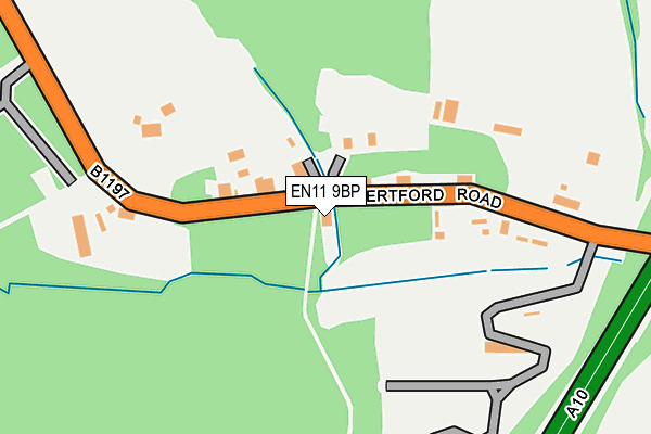 EN11 9BP map - OS OpenMap – Local (Ordnance Survey)