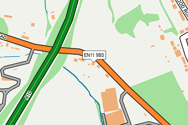 EN11 9BS map - OS OpenMap – Local (Ordnance Survey)