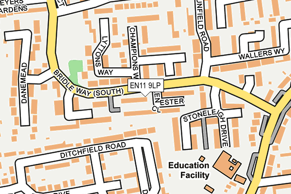 EN11 9LP map - OS OpenMap – Local (Ordnance Survey)