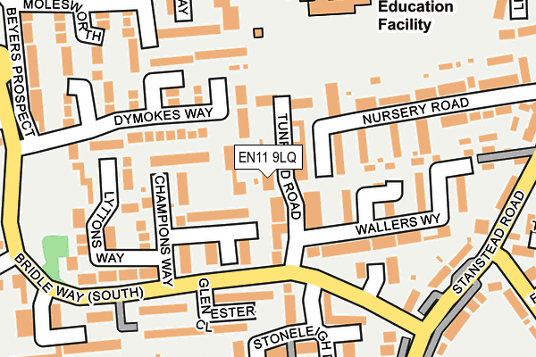 EN11 9LQ map - OS OpenMap – Local (Ordnance Survey)