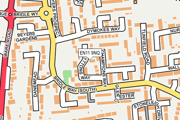 EN11 9NQ map - OS OpenMap – Local (Ordnance Survey)