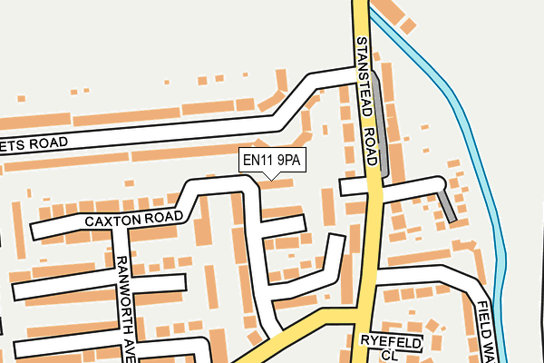 EN11 9PA map - OS OpenMap – Local (Ordnance Survey)