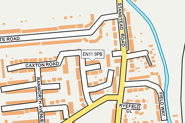 EN11 9PB map - OS OpenMap – Local (Ordnance Survey)