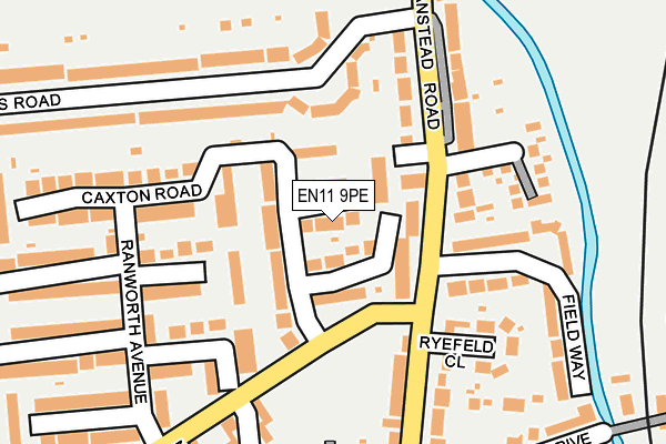 EN11 9PE map - OS OpenMap – Local (Ordnance Survey)