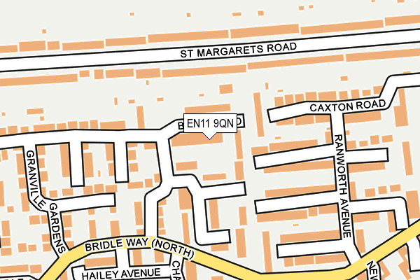 EN11 9QN map - OS OpenMap – Local (Ordnance Survey)