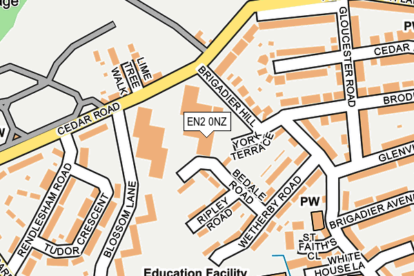 Map of ONEFIX BUILDERS LTD at local scale