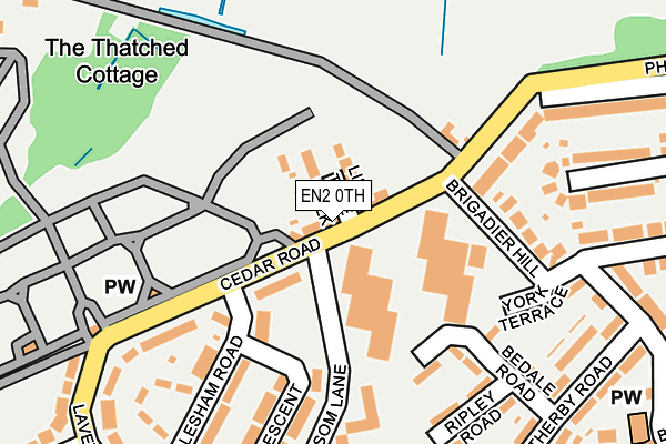EN2 0TH map - OS OpenMap – Local (Ordnance Survey)