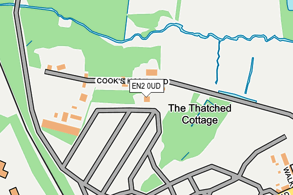 EN2 0UD map - OS OpenMap – Local (Ordnance Survey)