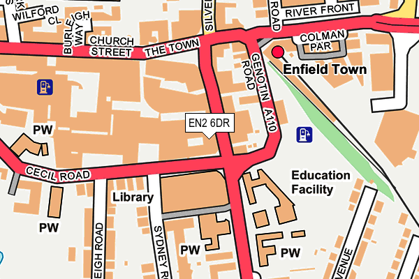 EN2 6DR map - OS OpenMap – Local (Ordnance Survey)