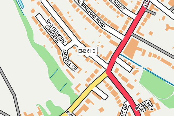 EN2 6HD map - OS OpenMap – Local (Ordnance Survey)