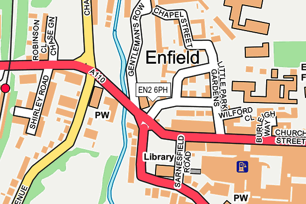 EN2 6PH map - OS OpenMap – Local (Ordnance Survey)