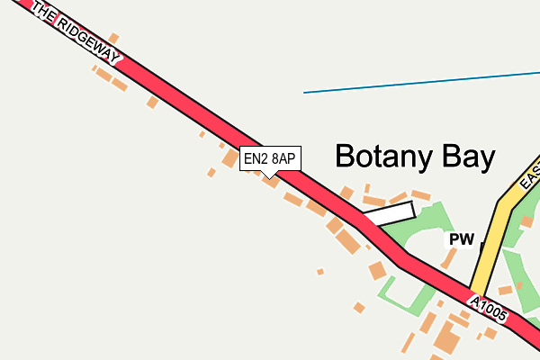 Map of BOTANY MEDICS LTD. at local scale