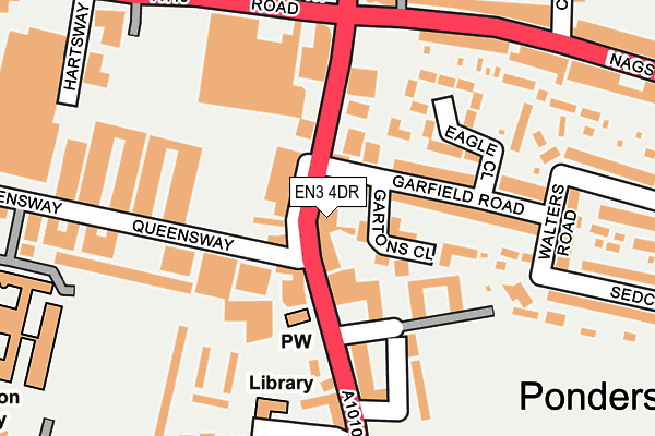 EN3 4DR map - OS OpenMap – Local (Ordnance Survey)