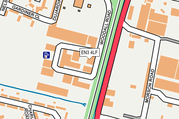 EN3 4LF map - OS OpenMap – Local (Ordnance Survey)