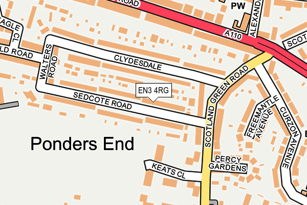 EN3 4RG map - OS OpenMap – Local (Ordnance Survey)
