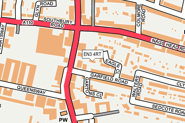 EN3 4RT map - OS OpenMap – Local (Ordnance Survey)