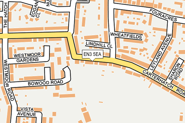 EN3 5EA map - OS OpenMap – Local (Ordnance Survey)