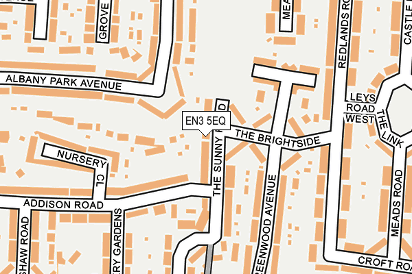 EN3 5EQ map - OS OpenMap – Local (Ordnance Survey)