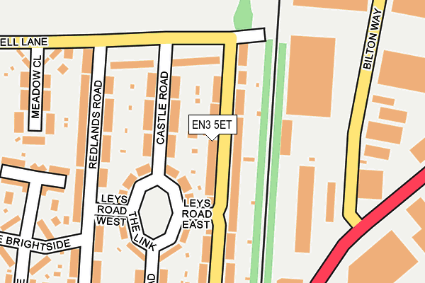 EN3 5ET map - OS OpenMap – Local (Ordnance Survey)