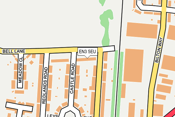 EN3 5EU map - OS OpenMap – Local (Ordnance Survey)
