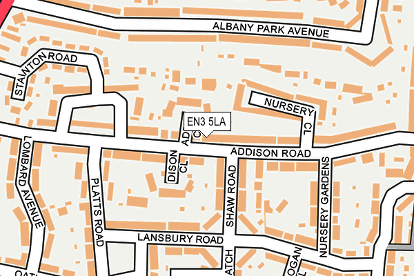 EN3 5LA map - OS OpenMap – Local (Ordnance Survey)