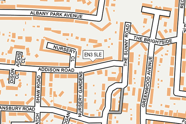 EN3 5LE map - OS OpenMap – Local (Ordnance Survey)