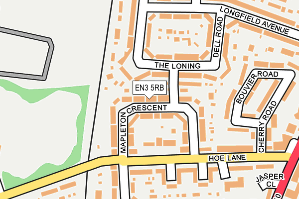 EN3 5RB map - OS OpenMap – Local (Ordnance Survey)