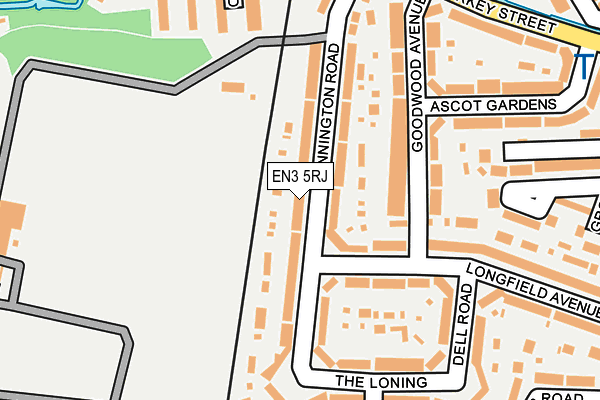 EN3 5RJ map - OS OpenMap – Local (Ordnance Survey)
