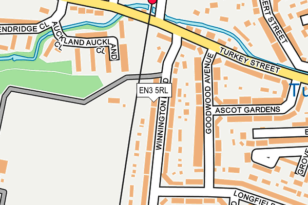 EN3 5RL map - OS OpenMap – Local (Ordnance Survey)
